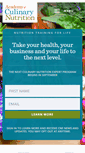 Mobile Screenshot of culinarynutrition.com